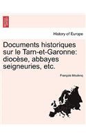 Documents Historiques Sur Le Tarn-Et-Garonne