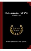 Shakespeare and Holy Writ
