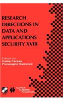 Research Directions in Data and Applications Security XVIII