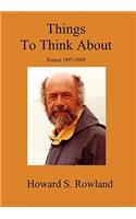 Things to Think About: Essays 1997–2009