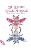 Zen Doodle Coloring Book: Animal Designs for Stress Relief
