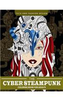 Cyber Steampunk Coloring book for Adults