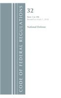 Code of Federal Regulations, Title 32 National Defense 1-190, Revised as of July 1, 2018: (Code of Federal Regulations, Title 32 National Defense)