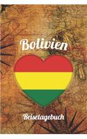 Bolivien Reisetagebuch: A5 Reise Journal I Notizbuch I Urlaubs Planer I Road trip Planer I Travel notebook I 6X9 Pocket journal I Geschenk für Backpacker