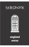 telephone england notes