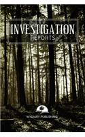 Investigation Reports Journal, Notebook. Format 6" X 9" - 100 blank pages with lines.: Perfect notebook for all your research.