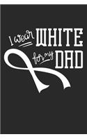 I wear white for my Dad: Lung Cancer Ribbon Cancer Chemo