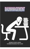 Baumanagement Semesterplaner - Sommersemester 2020