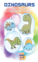 Dinosaurs: Dot to Dot Coloring Page