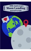 50th Anniversary Moon Landing Journal for Kids