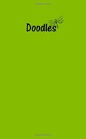 Doodles Journal - Great for Sketching, Doodling, Project Planning or Brainstorming: Medium Ruled, Soft Cover, 6 x 9 Journal, Lime Green, 365 Pages