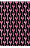 Journal Notebook Teardrops Pattern 9