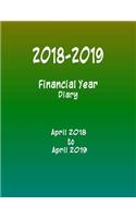 2018 - 2019 Financial Year Diary: April 2018 - April 2019 - Week on a Page 8.5x11 Diary