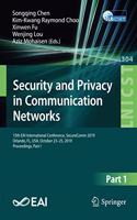 Security and Privacy in Communication Networks