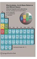 Electrolytes, Acid-Base Balance and Blood Gases