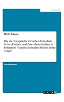 vier Gespräche zwischen Ivan dem Schrecklichen und Peter dem Großen in Faßmanns 
