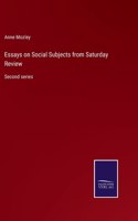 Essays on Social Subjects from Saturday Review