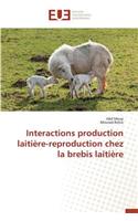 Interactions Production Laitière-Reproduction Chez La Brebis Laitière