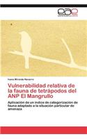 Vulnerabilidad Relativa de La Fauna de Tetrapodos del Anp El Mangrullo