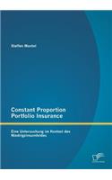 Constant Proportion Portfolio Insurance