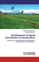 Development of liquid formulation of Azospirillum