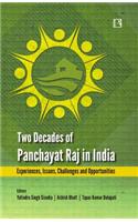 Two Decades of Panchayat Raj in India