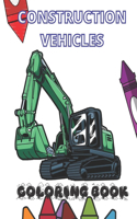 Construction Vehicles Coloring Book