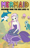 Mermaid Coloring Book for Kids ages 4-8