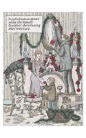 Edward Gorey: Decorating the Fireplace Holiday Cards