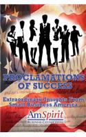 Proclamations of Success