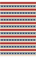 Patriotic Pattern - United States Of America 42: Blank Sketch Paper Notebook with frame for Patriots and Locals