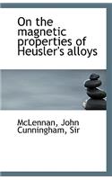 On the Magnetic Properties of Heusler's Alloys