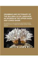 Grammar and Dictionary of the Buluba-Lulua Language as Spoken in the Upper Kasai and Congo Basin
