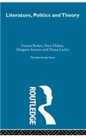 Literature Politics & Theory