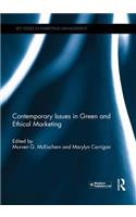 Contemporary Issues in Green and Ethical Marketing