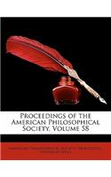 Proceedings of the American Philosophical Society, Volume 58