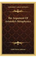 Argument of Aristotle's Metaphysics