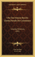 Uber Den Feineren Bau Der Chorda Dorsalis Der Cyclostomen