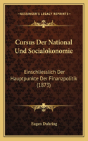 Cursus Der National Und Socialokonomie