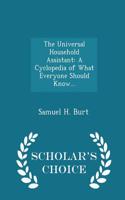 The Universal Household Assistant