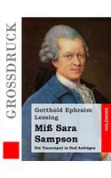 Miß Sara Sampson (Großdruck)