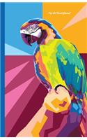 Pop Art Parrot Journal
