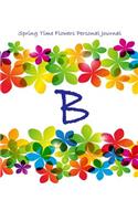 Spring Time Flowers Personal Journal - B