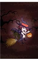 The Impish Witch Notebook: 150 Page Notebook Journal Diary