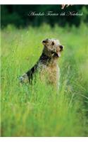 Airedale Terrier 4th Notebook Record Journal, Diary, Special Memories, To Do List, Academic Notepad, and Much More