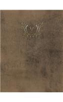 Monogram "V" Grid Sketchbook: (22 Monogram Buffalo 150 Grid-Sketch)