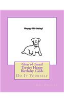 Glen of Imaal Terrier Happy Birthday Cards