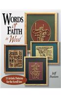 Words of Faith in Wood