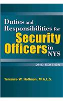 Duties and Responsibilities for Security Officers in NYS
