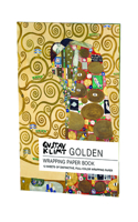 Golden, Gustav Klimt Wrapping Paper Book